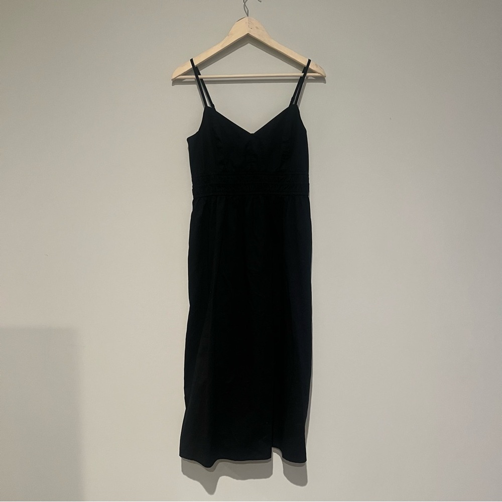 Old Navy Black Midi Dress